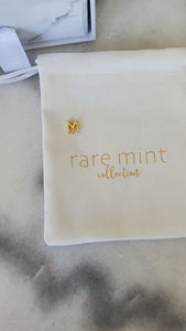 One Letter Mini Gold Initial Necklace