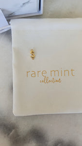 One Letter Mini Gold Initial Necklace