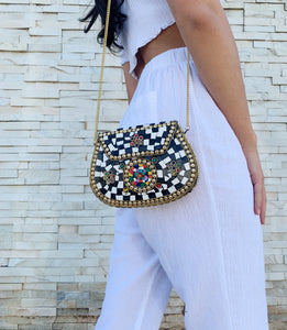 Santorini Bag In Black and White