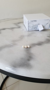 Floating Pearl Necklace